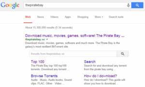 Google removes search tool regarding Torrent websites